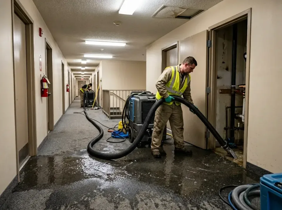 multi-unit-apartment-hallway-f-005 — frequently asked questions, Emergency Burst Pipe Water Extraction & Removal in Champlin…